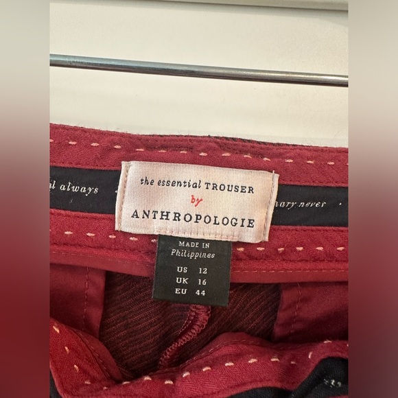ANTHROPOLOGIE - THE ESSENTIAL TWILL TROUSERS - Picture 5 of 8